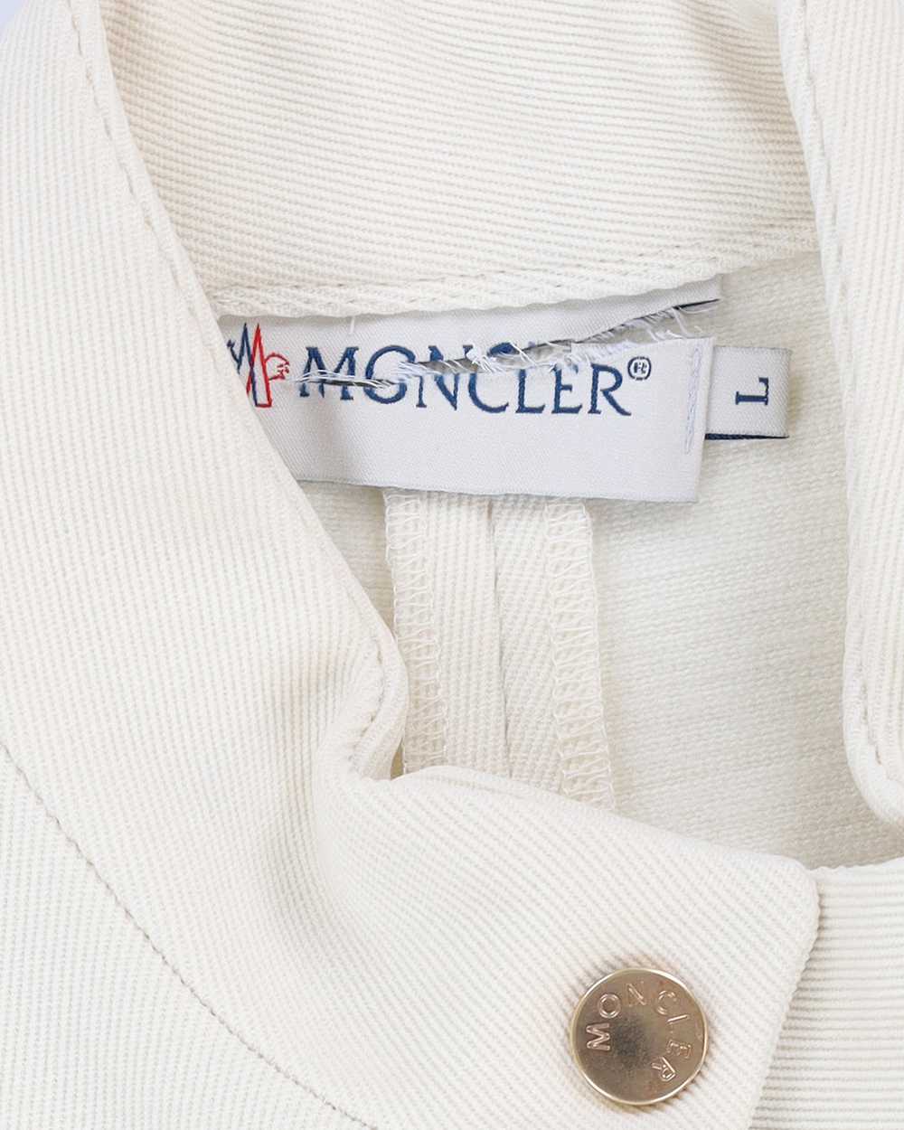 Moncler Cream With Matching Belt Ski Salopettes -… - image 3