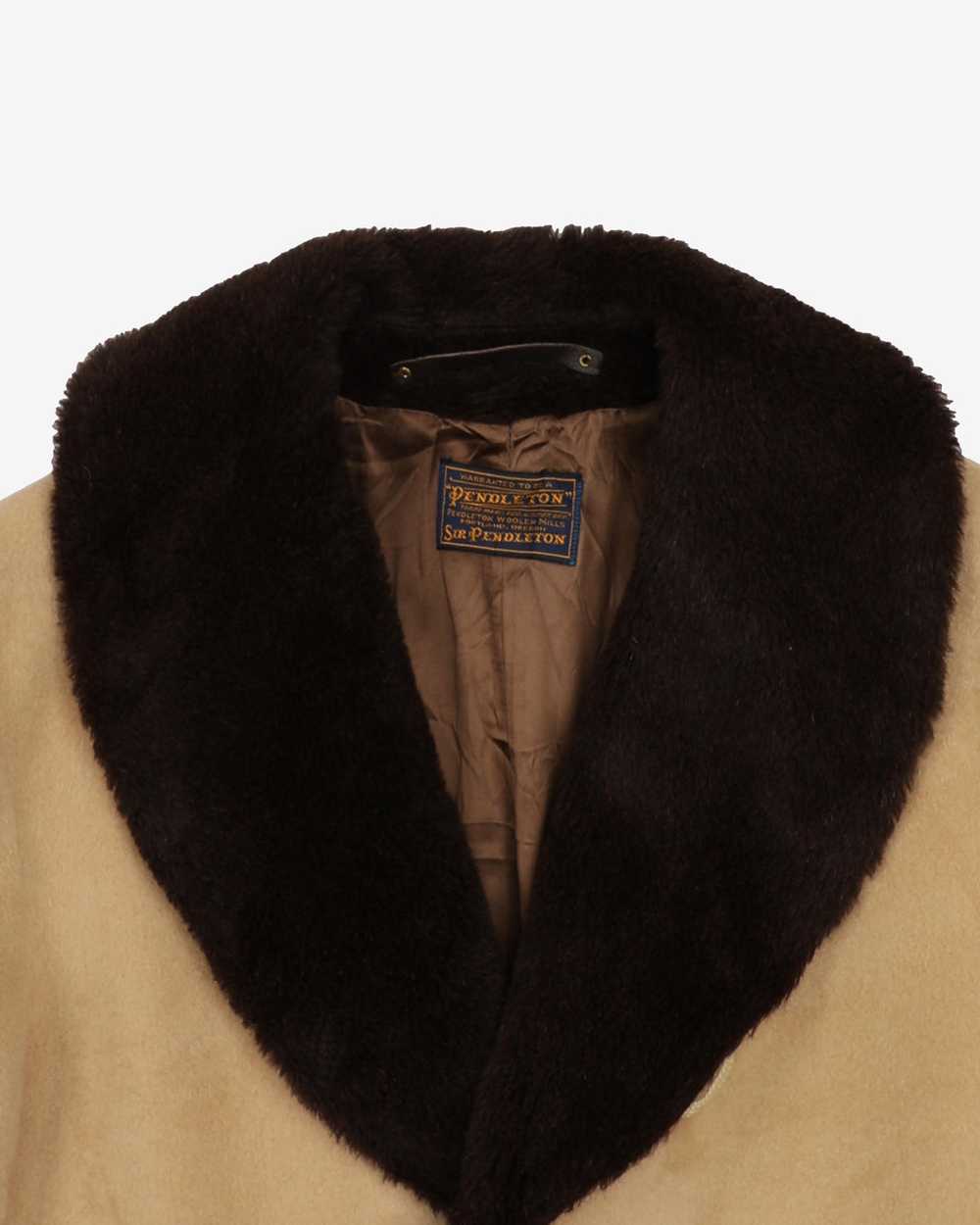 Pendleton Beige Wool Jacket Overcoat - M / L - image 3
