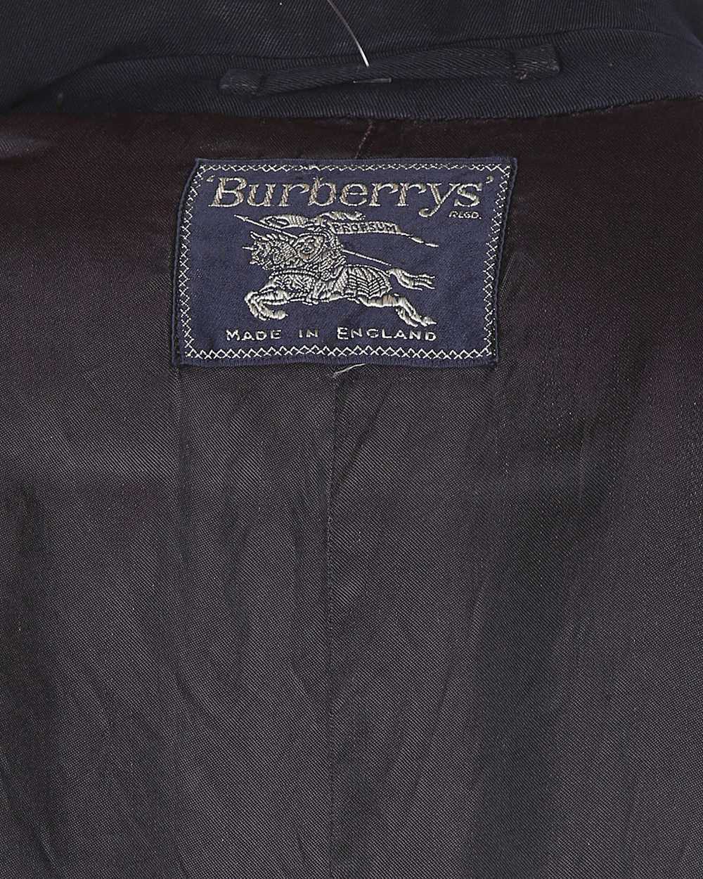 Rare Vintage 70s Burberry Wool Gabardine Raglan S… - image 8
