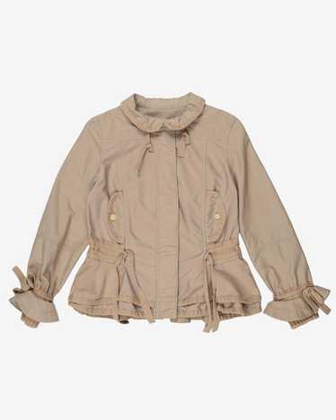 red valentino beige ruffle jacket - xxs - image 1