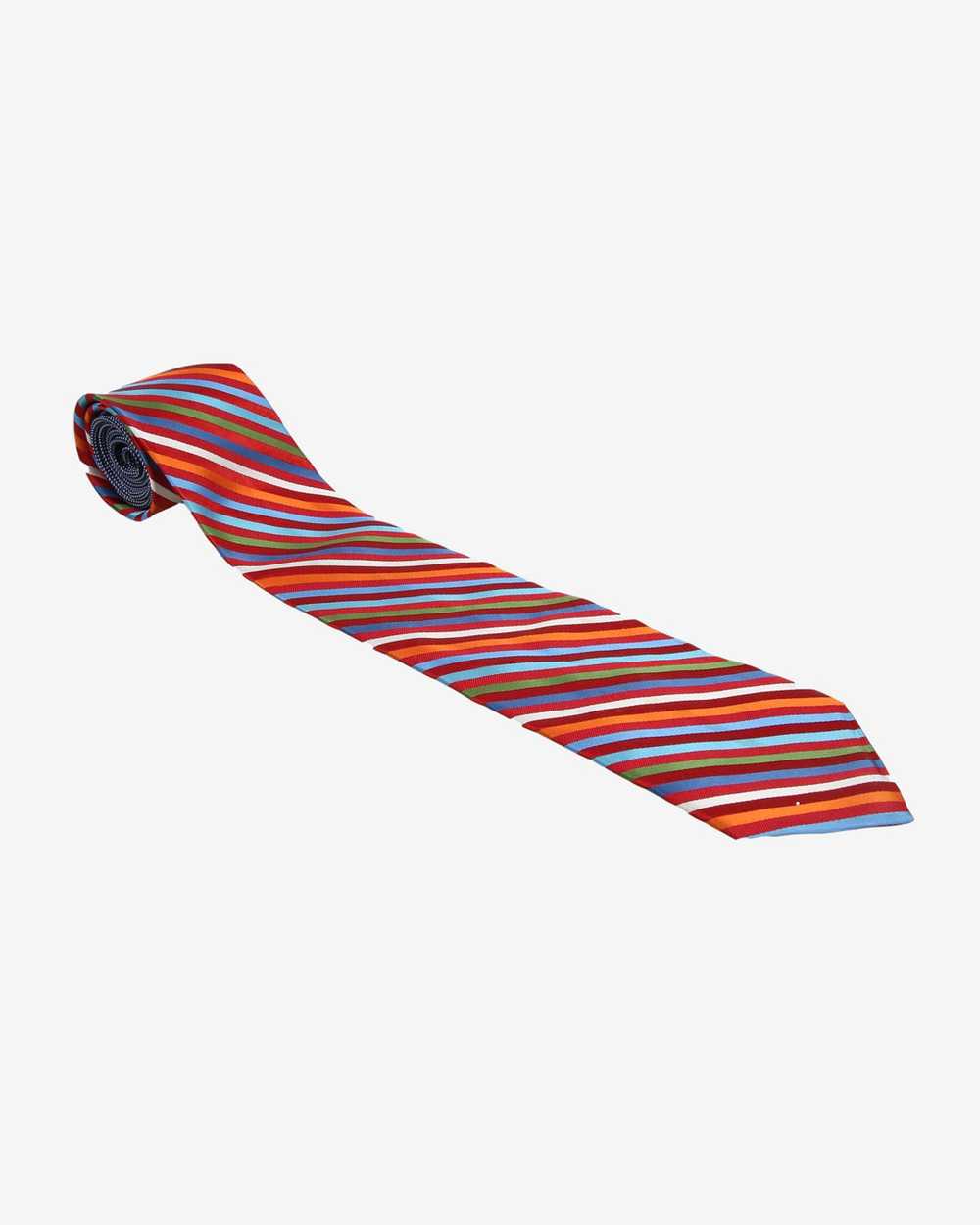 Tommy Hilfiger Multi Coloured Patterned Silk Tie - image 2