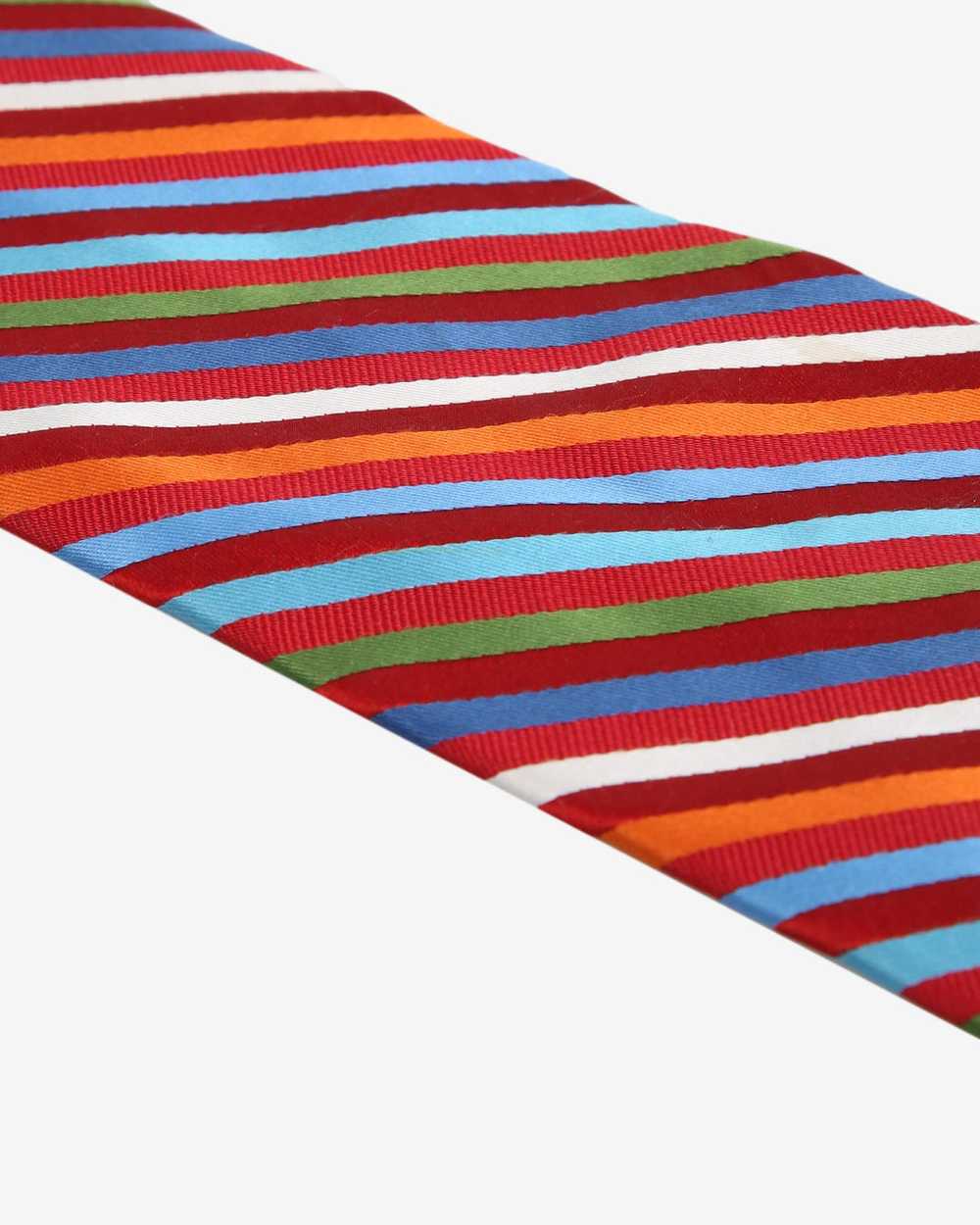 Tommy Hilfiger Multi Coloured Patterned Silk Tie - image 3