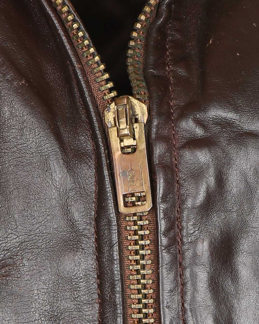 Vintage 40s Horsehide Leather Jacket - M - image 3