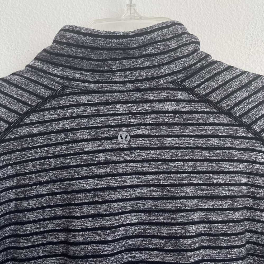 Lululemon Lululemon 1/4 Half Zip Striped Heather … - image 5