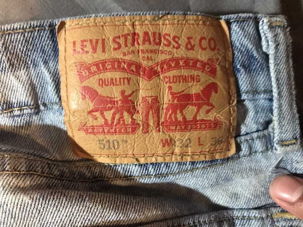 Levi's Vintage Clothing Light wash camo 510 Levi … - image 3
