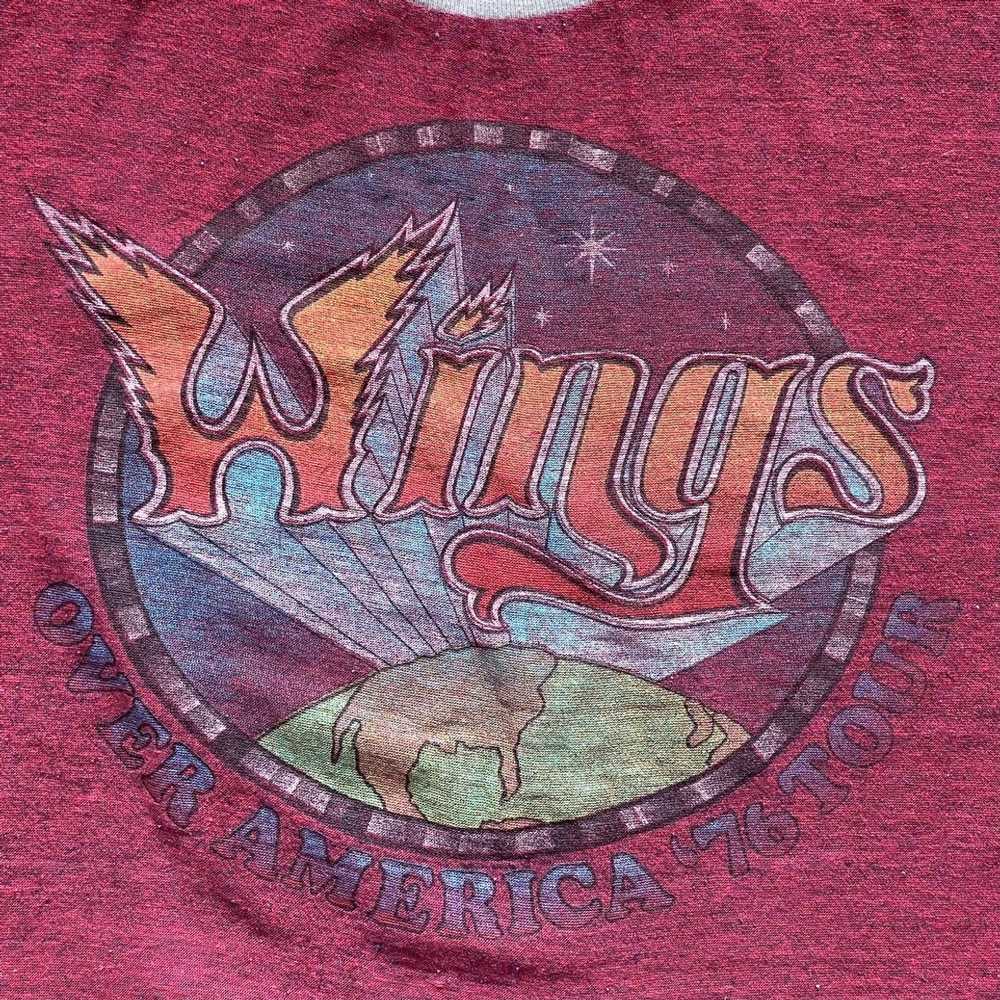 Band Tees × Tour Tee × Vintage Vintage 1976 Wings… - image 2