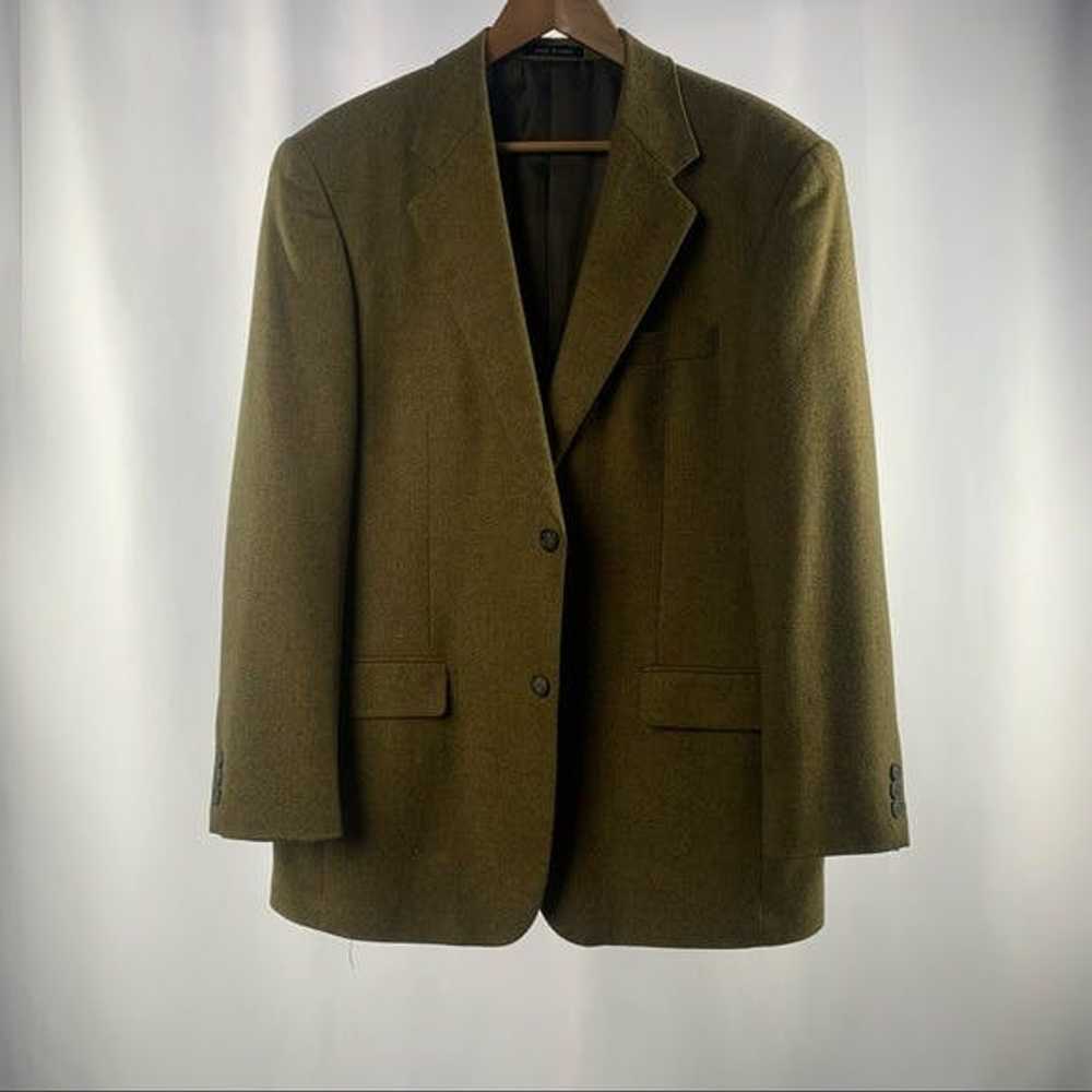 Bachrach Bachrach Wool Silk Blend Blazer in Tweed… - image 1