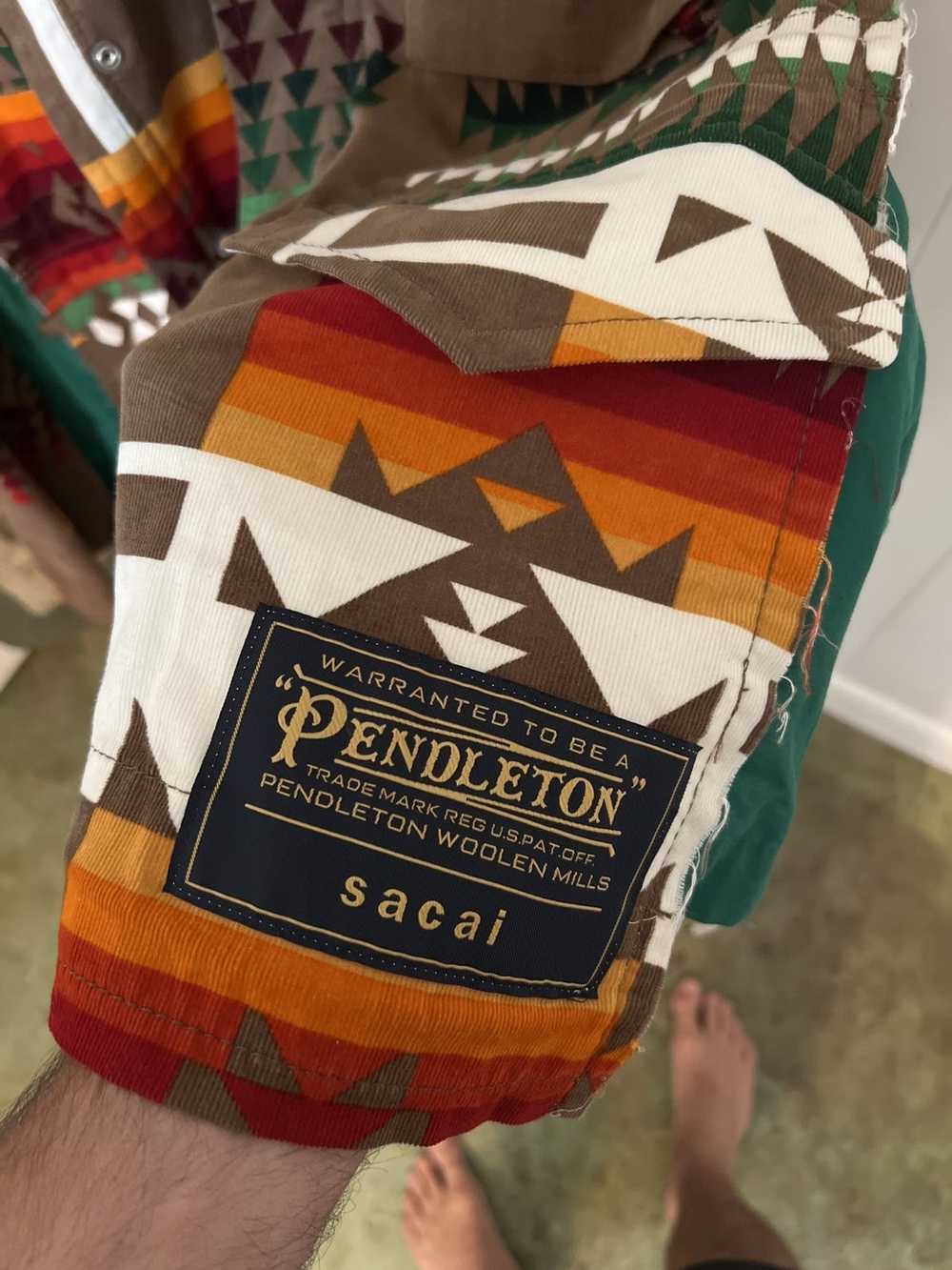 Sacai Sacai x Pendleton Heritage jacket Size 2 - image 8