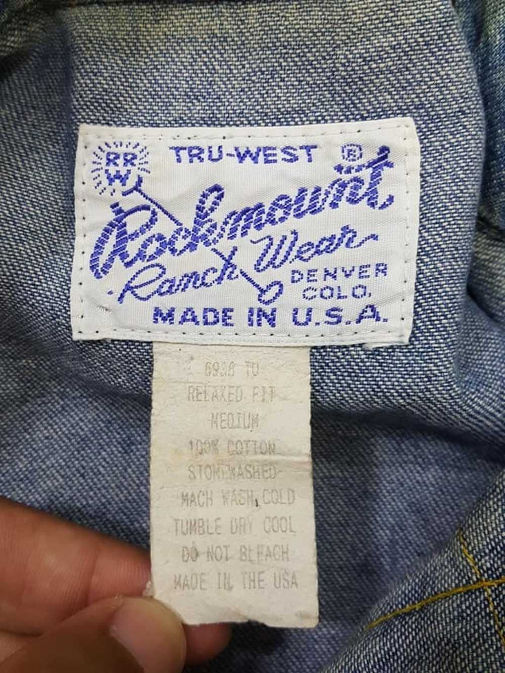 Made In Usa × Rockmount Ranchwear × Vintage Rockm… - image 4