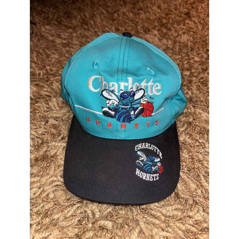 Twins Vintage Charlotte Hornets NBA Snapback Hat … - image 1