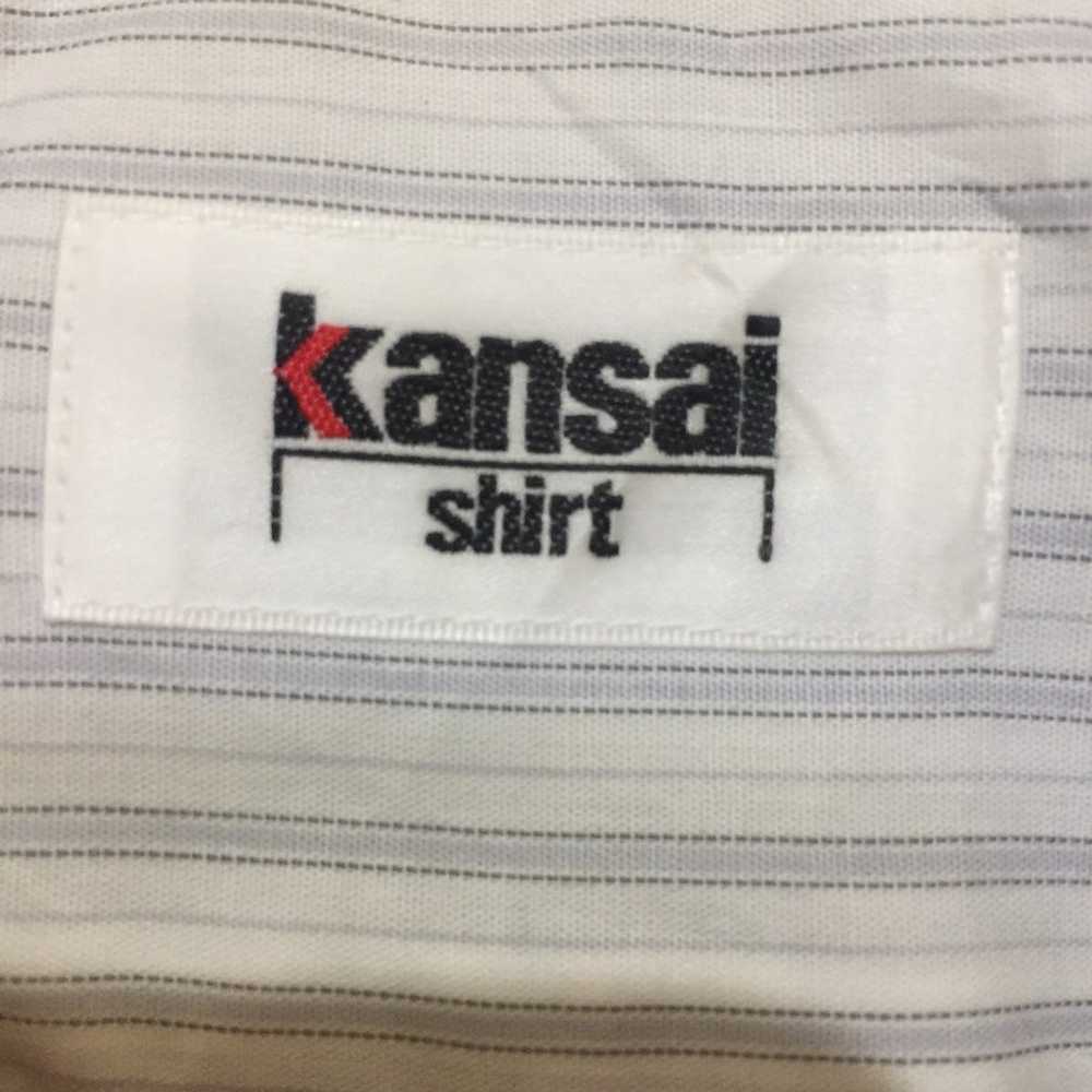 Kansai Yamamoto Kansai Yamamoto White Shirt Butto… - image 5