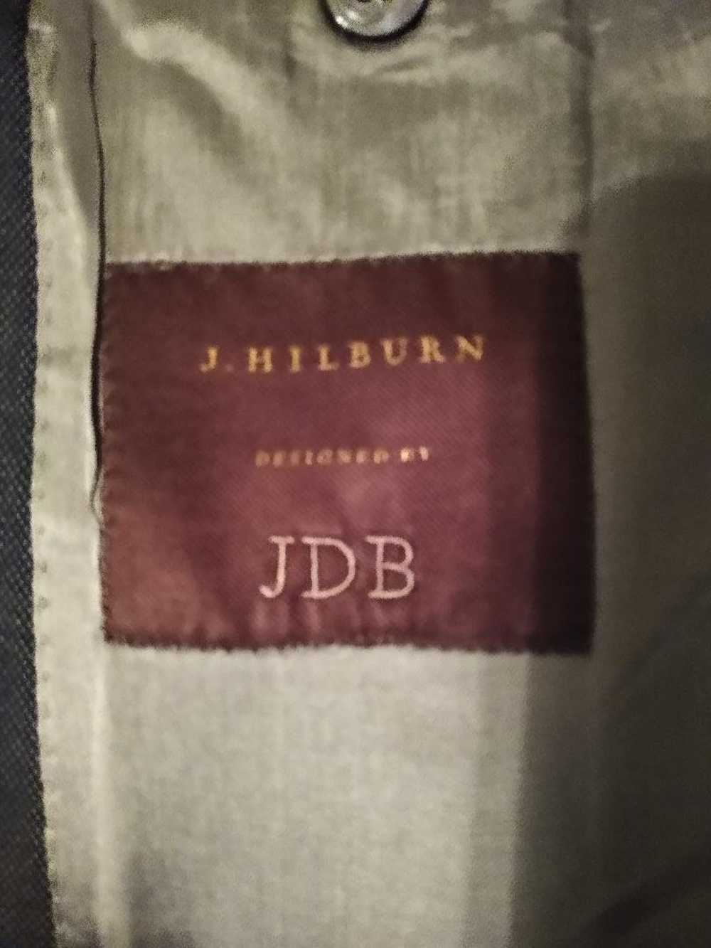 J. Hilburn 100% Wool 2 Button Blazer Sz 43S - image 3
