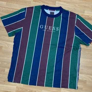 Guess Surfer stripe burgundy, navy, and green - image 1