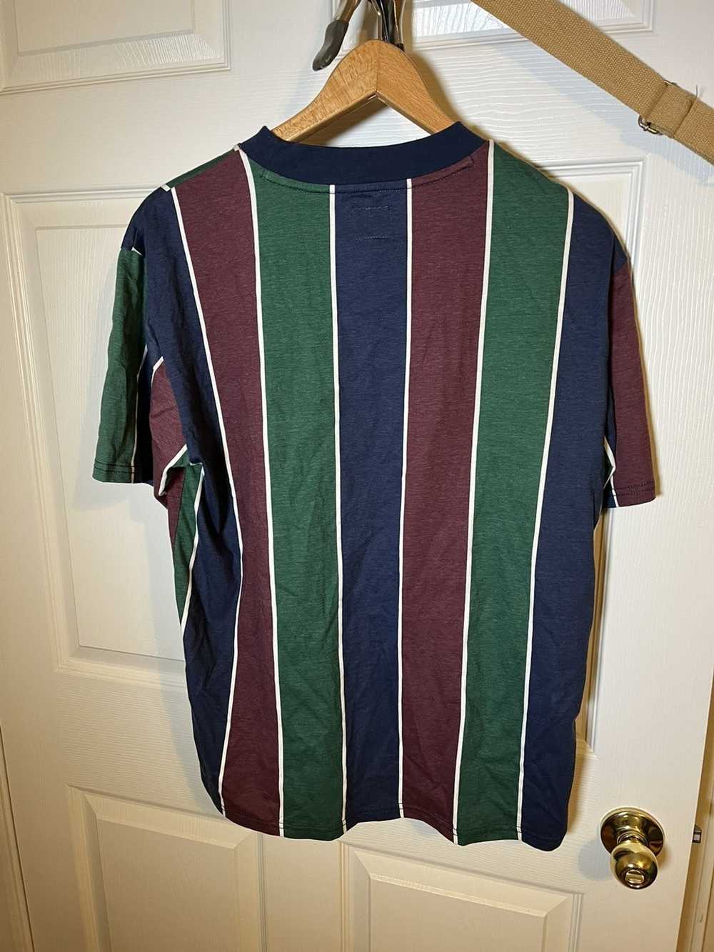 Guess Surfer stripe burgundy, navy, and green - image 3