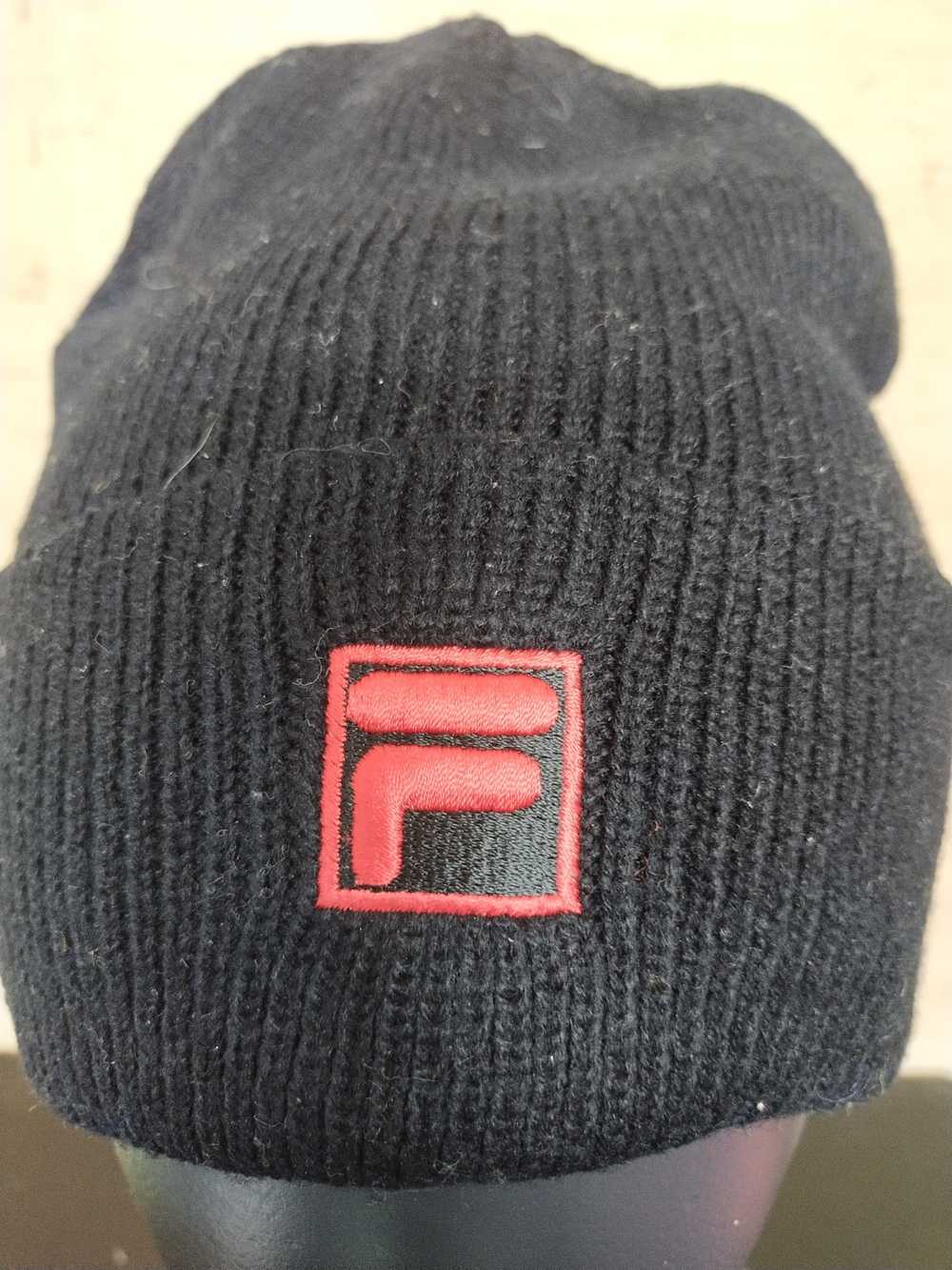 Fila × Hat × Streetwear Fila beanie black #636 - image 2