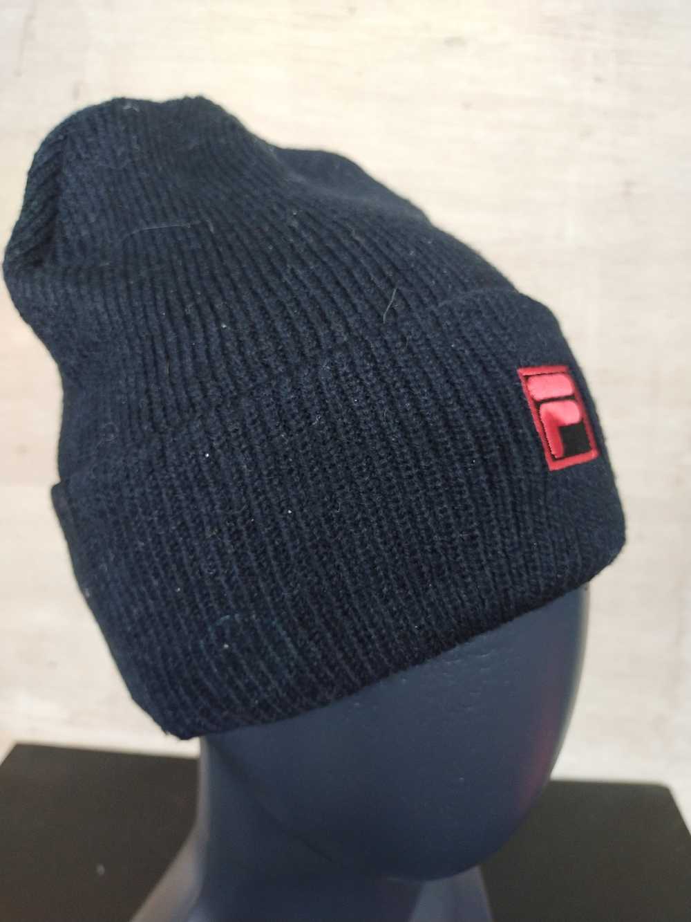 Fila × Hat × Streetwear Fila beanie black #636 - image 3