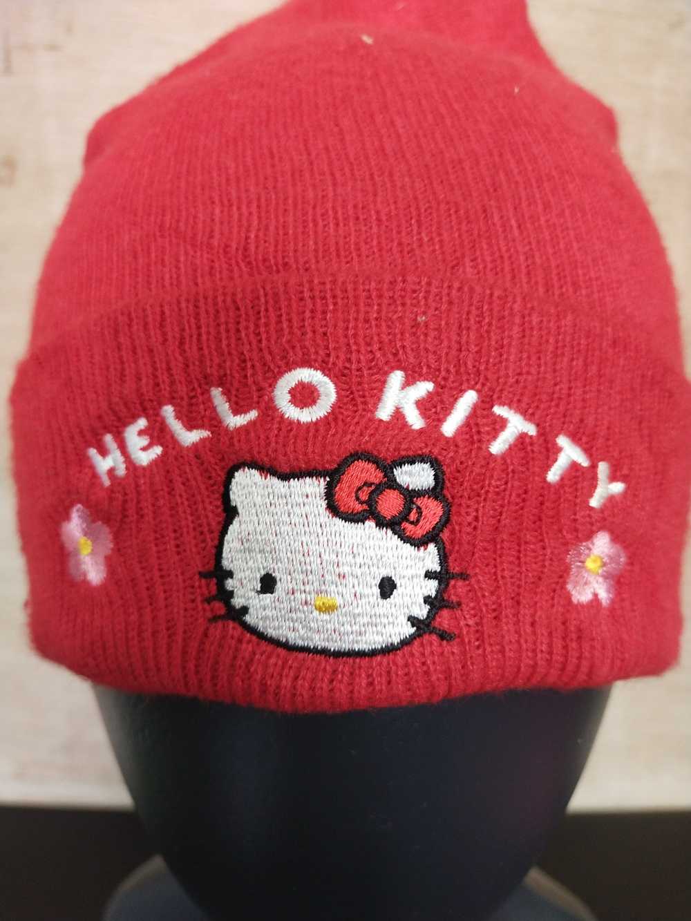 Hat × Streetwear Hello Kitty beanie red #632 - image 2