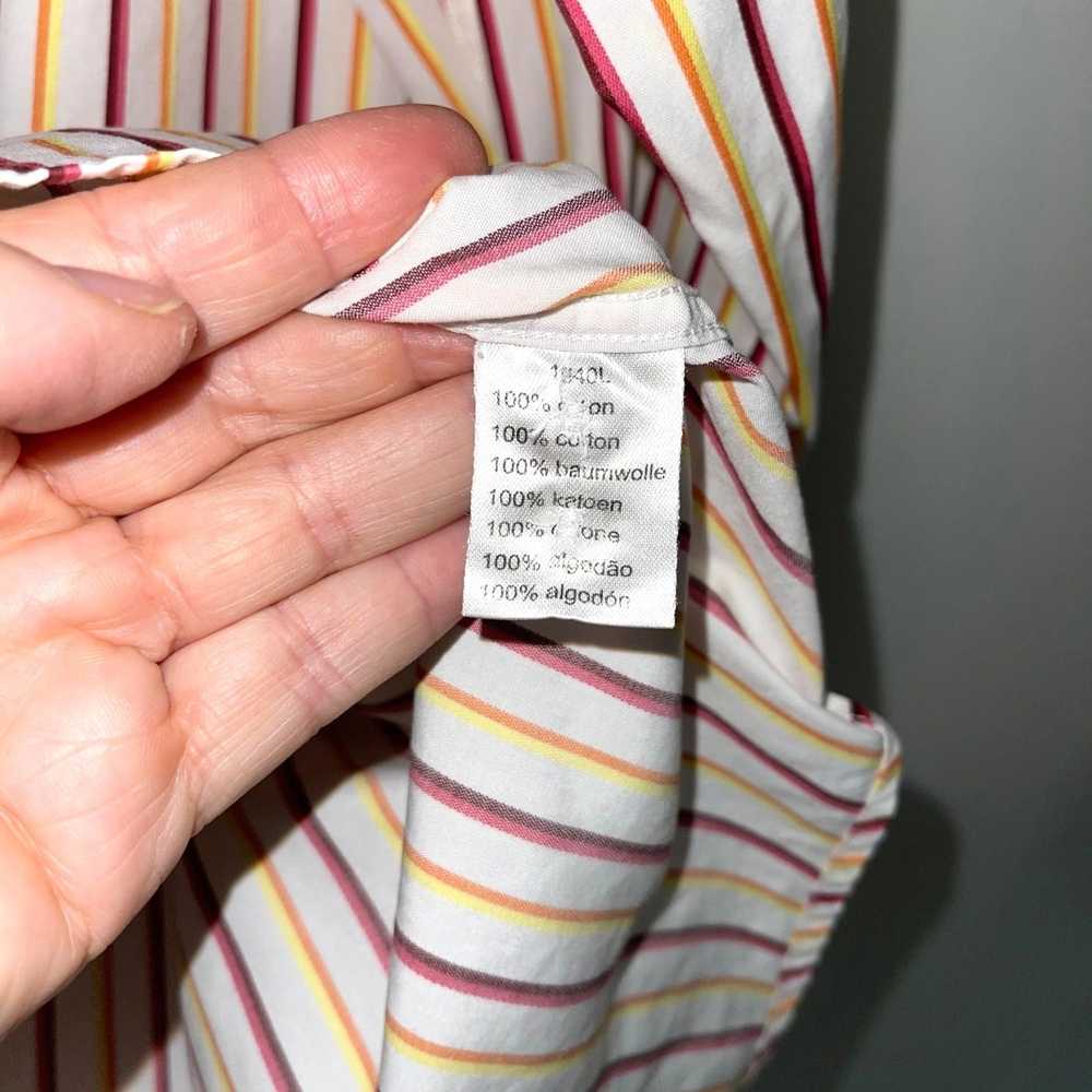 Lacoste Lacoste Striped Button Front Shirt Large … - image 7