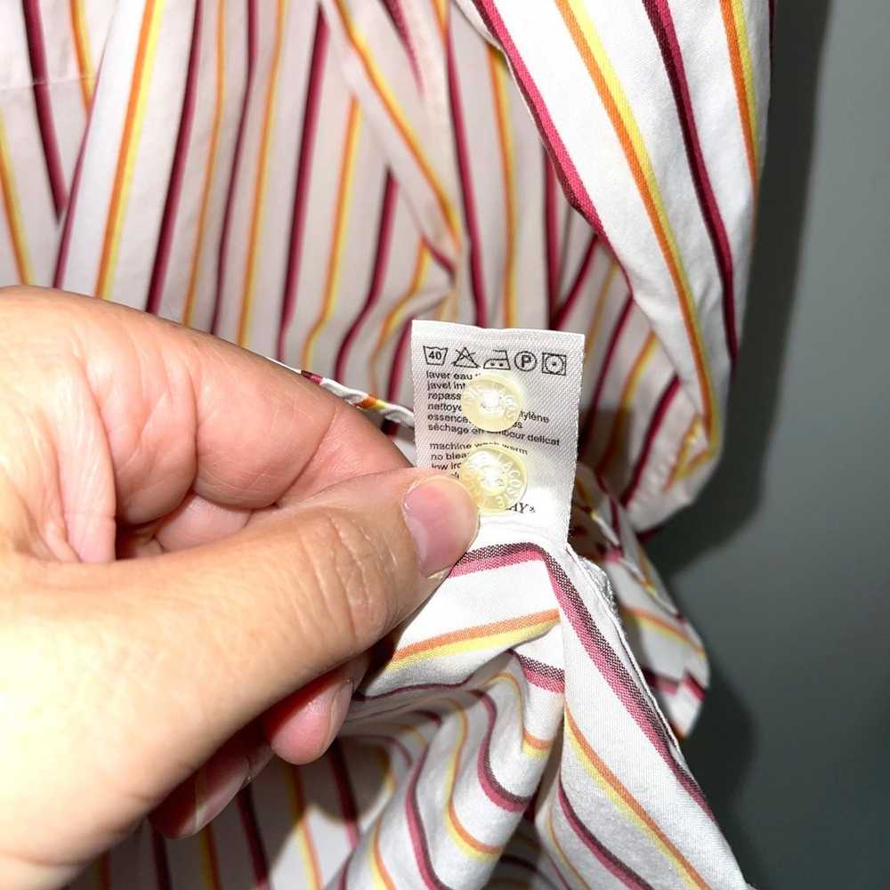 Lacoste Lacoste Striped Button Front Shirt Large … - image 8