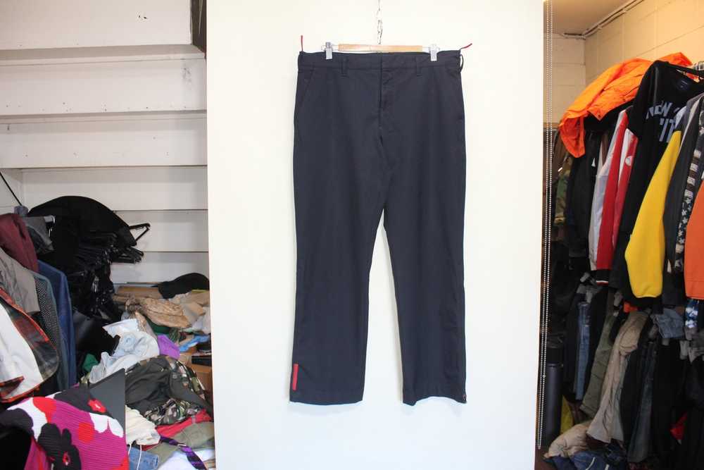 Prada tech pants red tab - image 1