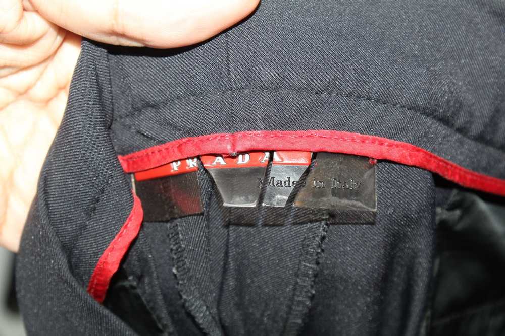 Prada tech pants red tab - image 4