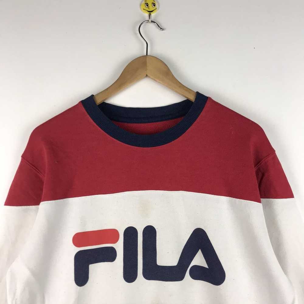 Fila × Streetwear × Vintage Vintage Fila Sweatshi… - image 3