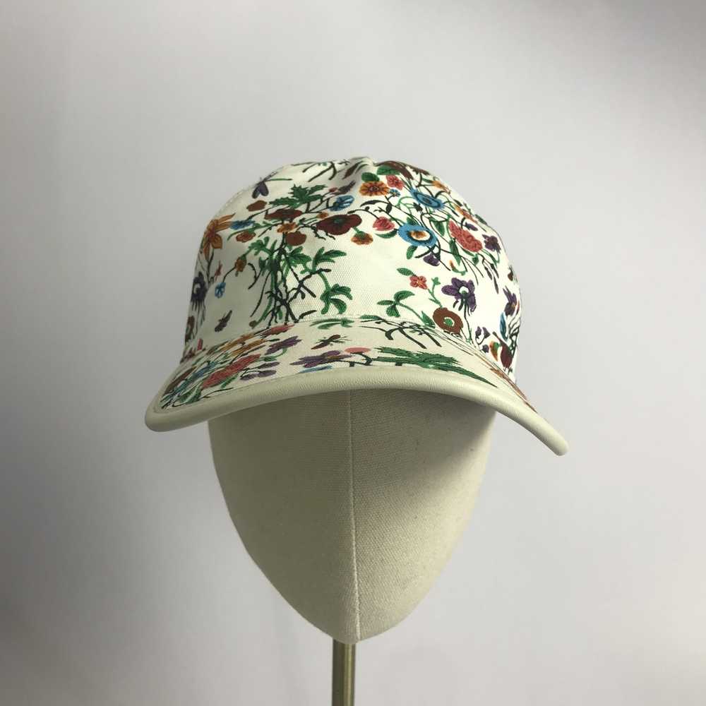 Italian Designers × Trucker Hat Gucci Flowers Des… - image 2