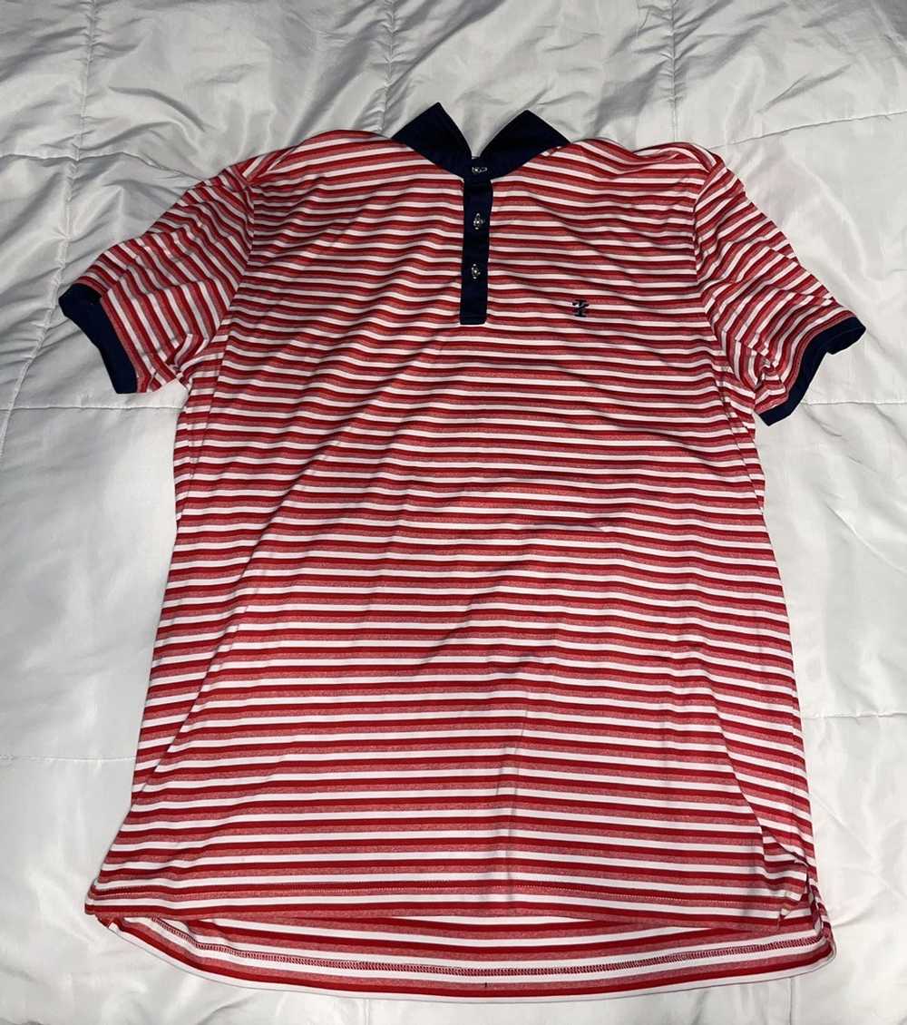 Izod Striped Golf Polo - image 1