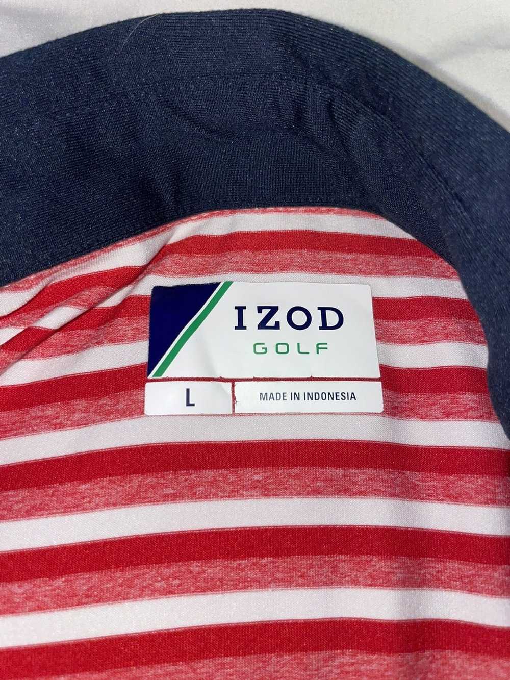 Izod Striped Golf Polo - image 2