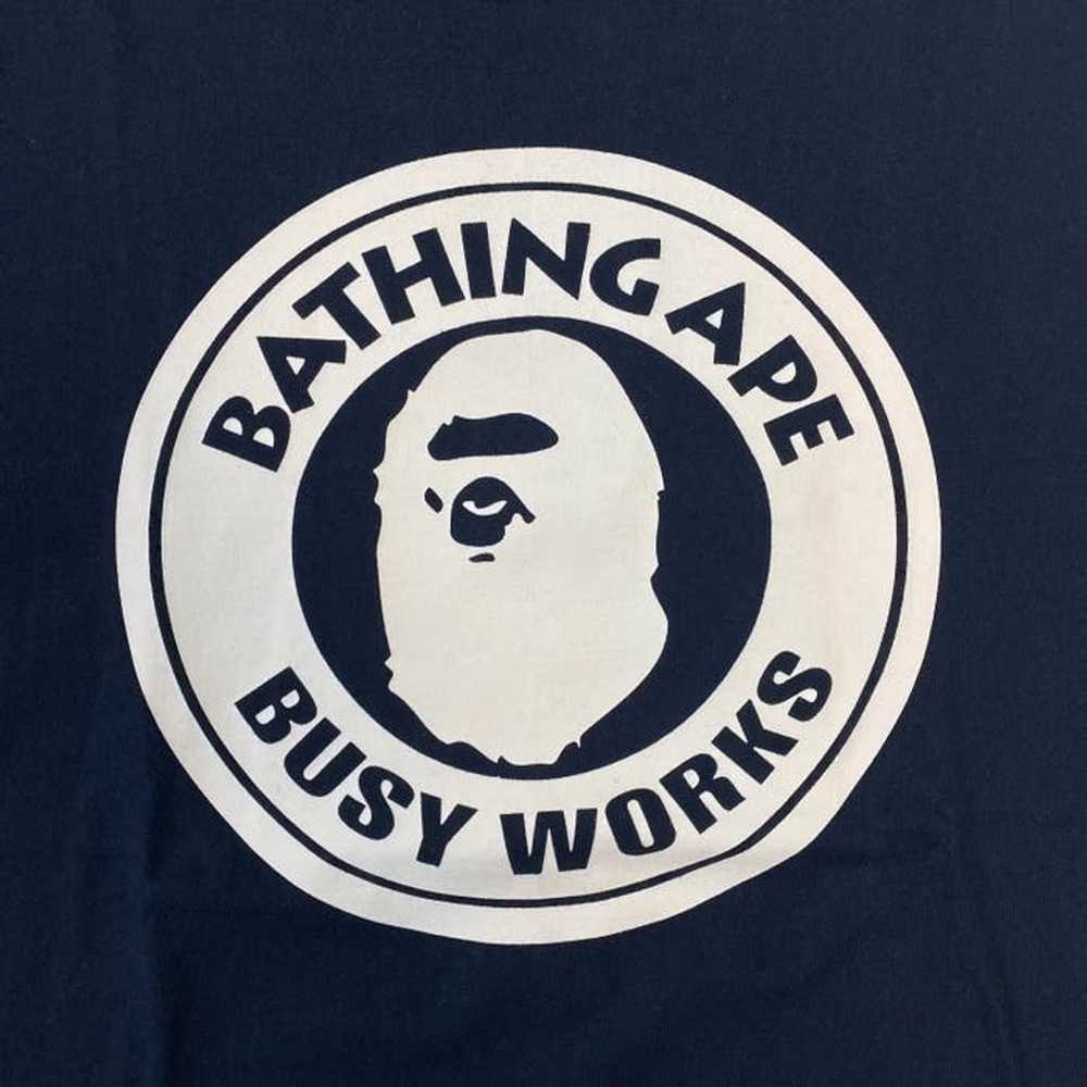 Bape Bape Busy Works Logo Tee - image 2