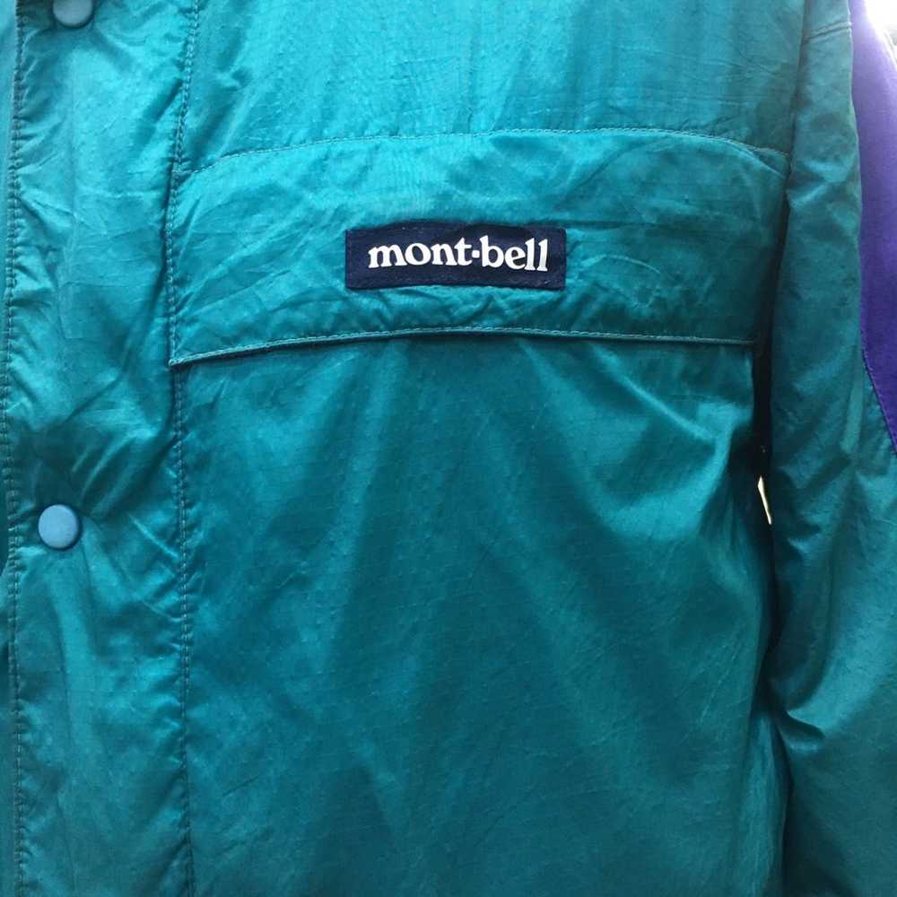 Montbell × Vintage Mont-bell waterproof hoodie zi… - image 7