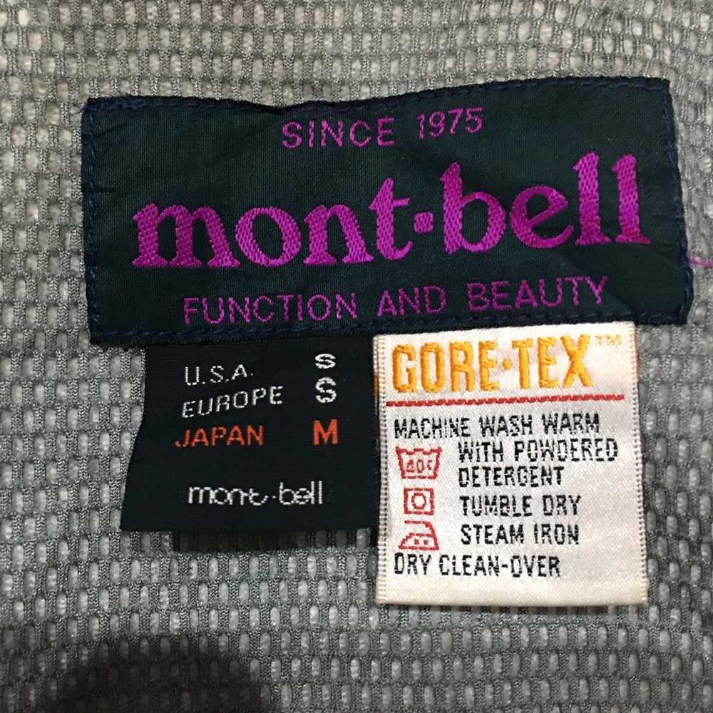 Montbell × Vintage Mont-bell waterproof hoodie zi… - image 9