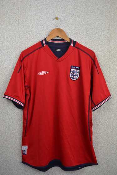 Other × Soccer Jersey × Vintage ENGLAND 2002 AWAY… - image 1