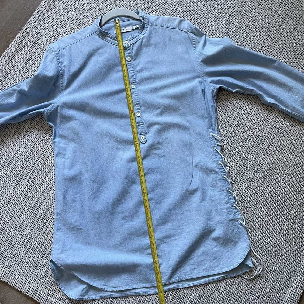 Nonnative AW15 Pilgrim Pullover shirt in sky blue… - image 11
