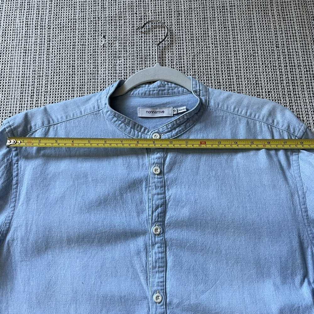 Nonnative AW15 Pilgrim Pullover shirt in sky blue… - image 9