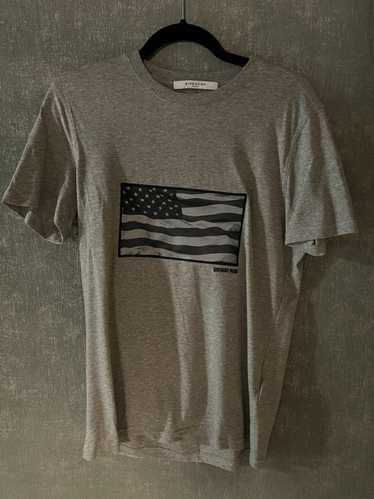 Givenchy American Flag Logo T-Shirt