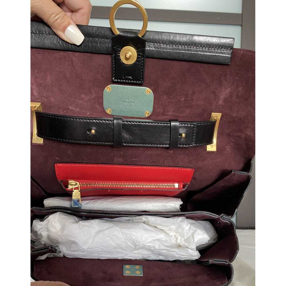 Valentino Garavani VLogo leather satchel - image 8