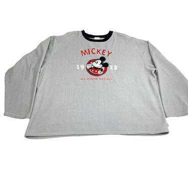 Vintage Vintage Mickey Mouse Sweatshirt Grey XXL … - image 1