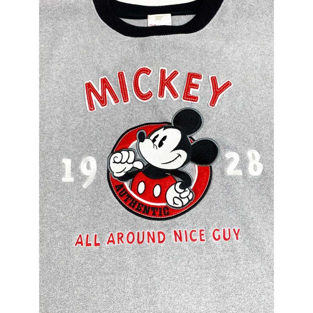 Vintage Vintage Mickey Mouse Sweatshirt Grey XXL … - image 3