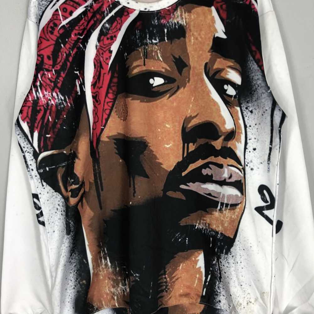 Rap Tees × Vintage Bootleg Tupac Shakur All Over … - image 2