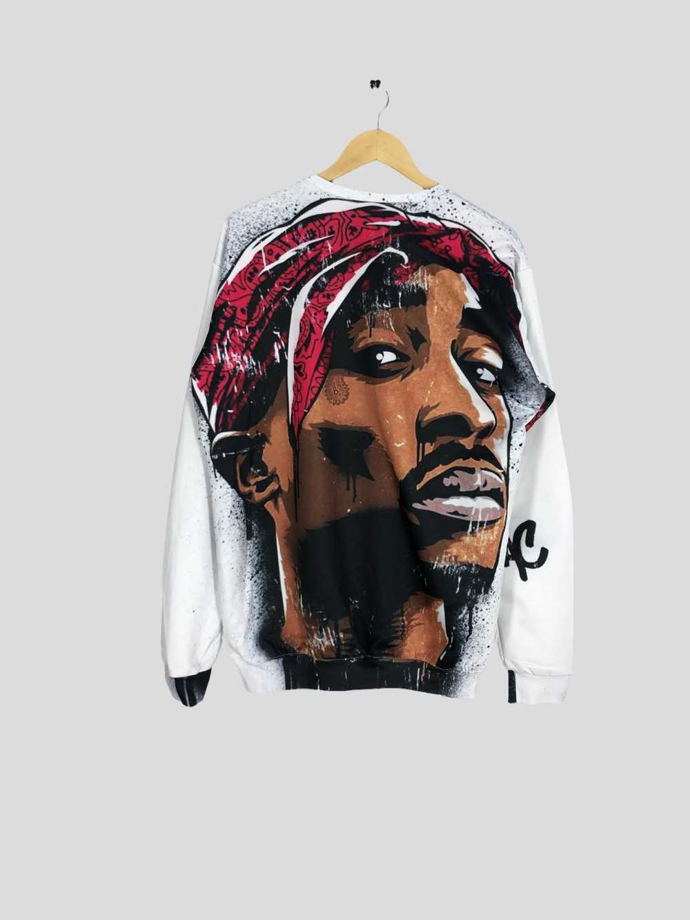 Rap Tees × Vintage Bootleg Tupac Shakur All Over … - image 5