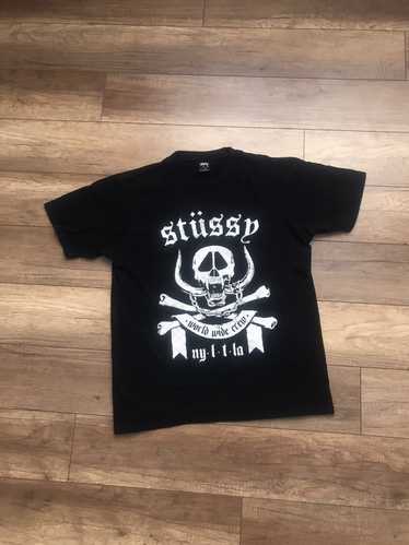 Skulls × Stussy × Vintage stussy vintage t-shirt s