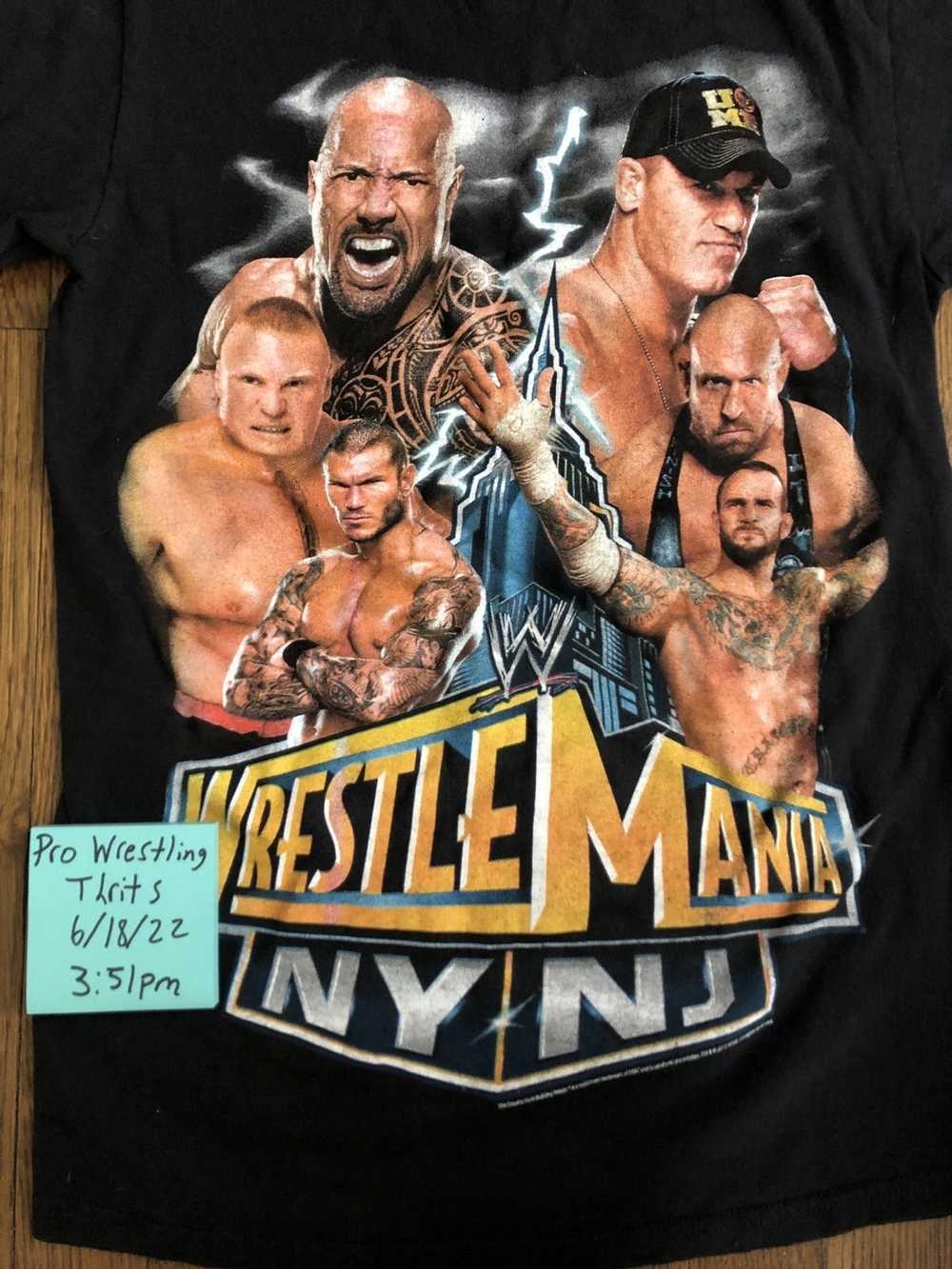 Wrestlemania 22 Jersey WWE John Cena Chicago Undertaker Triple H WWF 2XL