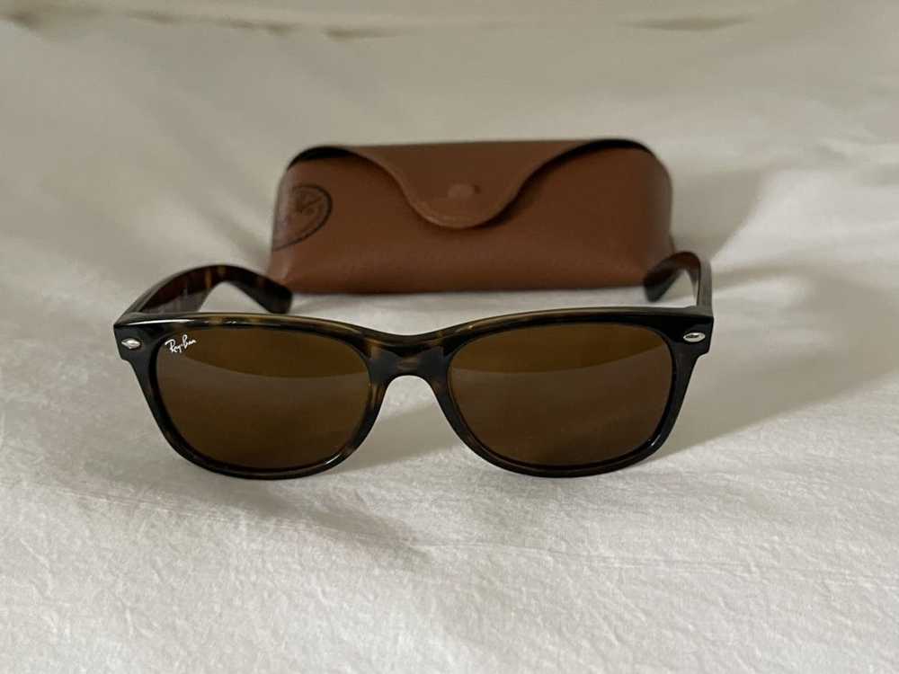 RayBan RayBan Wayfarer Sunglasses in Tortoise - image 1