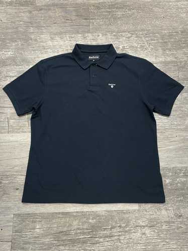 Barbour Navy Blue Barbour Polo Shirt