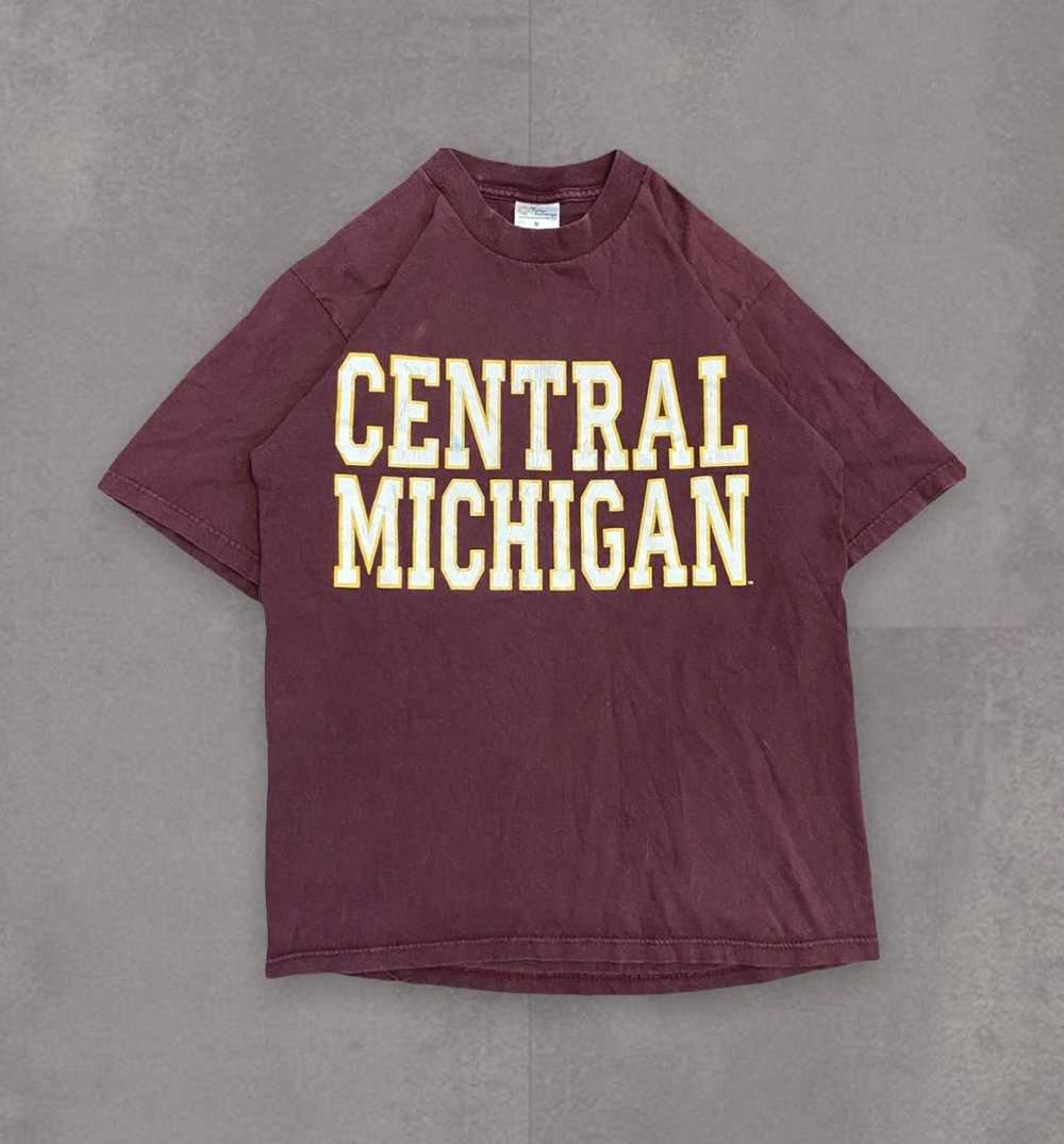 Vintage Vintage 1990s Central Michigan Spellout S… - image 1