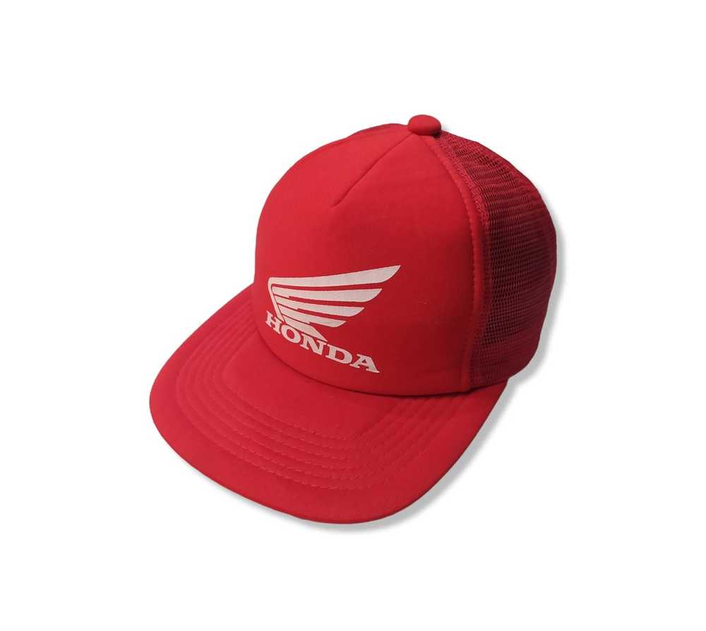 Honda × Racing × Vintage Vtg Honda Trucker Hat - image 1