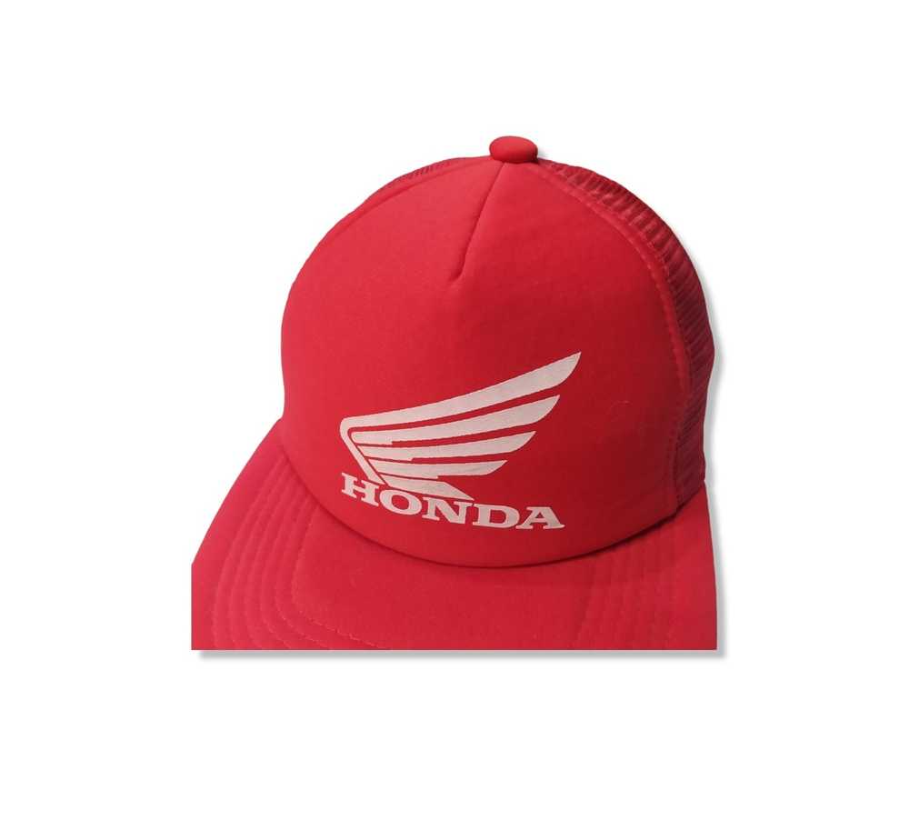 Honda × Racing × Vintage Vtg Honda Trucker Hat - image 4