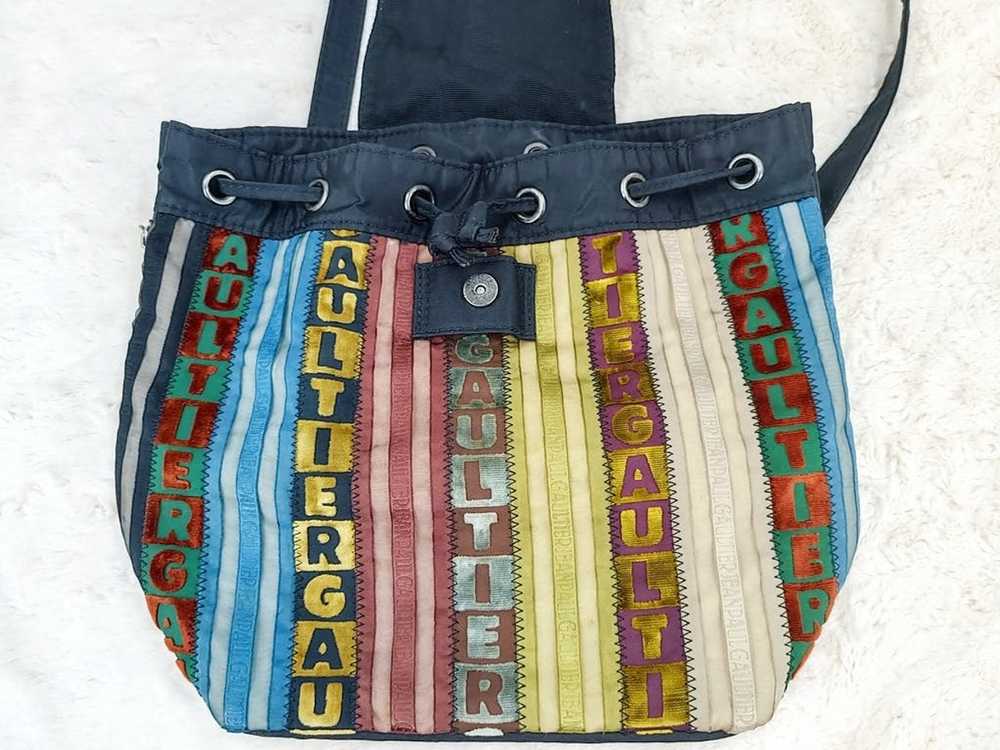 Jean Paul Gaultier rare multicolor mini backpack - image 10