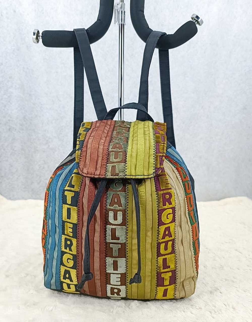 Jean Paul Gaultier rare multicolor mini backpack - image 2